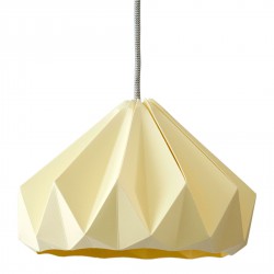 Suspension Origami Chesnut Blanche Diam 28 cm Snowpuppe