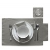 Roll of 12 Placemats Mydrap Grey