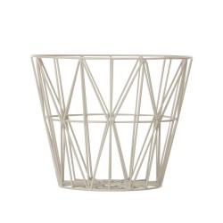 Wire Basket Black Small Ferm Living