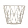 Wire Basket Black Medium Ferm Living