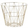 Corbeille Wire Noir Large Ferm Living