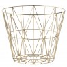 Corbeille Wire Noir Large Ferm Living