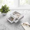 Mini Stowit White Jewelry Box Umbra