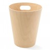 Waste Can Woodrow Black Wood Diam 23 X H 28 cm 7,5 L Umbra