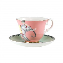 Teacup and Saucer Elephant Yvonne Ellen