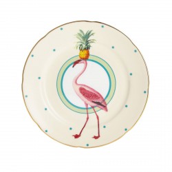 Assiette Flamant Rose 16cm Yvonne Ellen