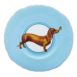 Assiette Chien 24cm Yvonne Ellen