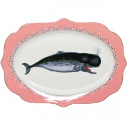 Plat Baleine 36cm x 25cm Yvonne Ellen