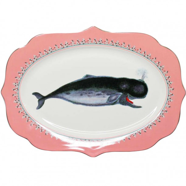 Whale Platter 36cm x 25cm Yvonne Ellen