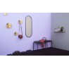 Miroir Mural Angui Noir Ovale Large H 108 X L 39 cm AYTM