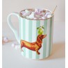 Sausage Dog Mug 28cl Yvonne Ellen