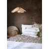 Rattan and Linen Ceiling Lamp Madam Stoltz