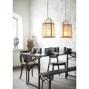 Lampe Suspension en Bambou et Lin Madam Stoltz