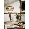 Lampe Suspension Ronde en Rotin Madam Stoltz