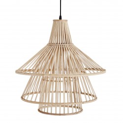 Lampe Suspension en Bambou Madam Stoltz