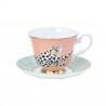 Teacup and Saucer Cheetah Yvonne Ellen