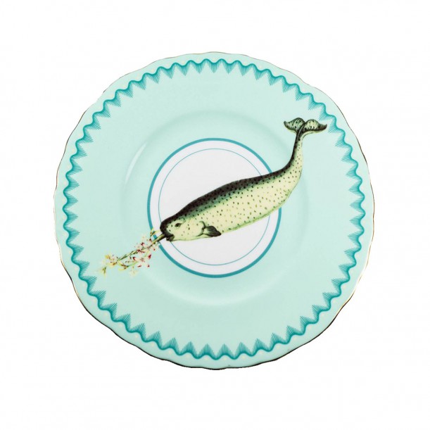 Narwhal Plate 16cm Yvonne Ellen