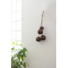 Leather Clothes Rack Burgundy Eno Studio