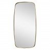 Rectangular Wall Mirror Metal Frame 29 x 59 cm Hübsch