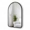 Miroir HUB Arche Bord Caoutchouc Noir 61 x 91 cm Umbra