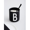 Cup Noir Alphabet A-Z Design Letters