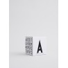 Cup Blanche Alphabet A-Z Design Letters