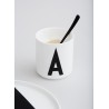 Cup White Alphabet A-Z Design Letters