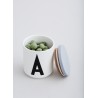 Cup Blanche Alphabet A-Z Design Letters