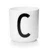 Cup Blanche Alphabet A-Z Design Letters