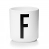 Cup Blanche Alphabet A-Z Design Letters