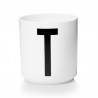 Cup White Alphabet A-Z Design Letters