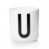 Cup Blanche Alphabet A-Z Design Letters