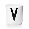 Cup Blanche Alphabet A-Z Design Letters