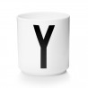 Cup White Alphabet A-Z Design Letters