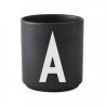 Cup Noir Alphabet A-Z Design Letters