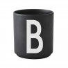 Cup Noir Alphabet A-Z Design Letters