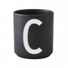 Cup Noir Alphabet A-Z Design Letters