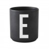Cup Black Alphabet A-Z Design Letters