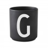 Cup Noir Alphabet A-Z Design Letters