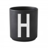 Cup Black Alphabet A-Z Design Letters