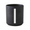 Cup Black Alphabet A-Z Design Letters