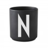 Cup Black Alphabet A-Z Design Letters