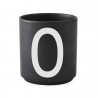 Cup Black Alphabet A-Z Design Letters