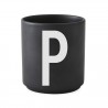 Cup Black Alphabet A-Z Design Letters