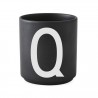 Cup Black Alphabet A-Z Design Letters