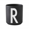 Cup Black Alphabet A-Z Design Letters