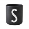 Cup Noir Alphabet A-Z Design Letters