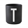 Cup Black Alphabet A-Z Design Letters