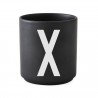 Cup Black Alphabet A-Z Design Letters