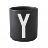 Cup Noir Alphabet A-Z Design Letters